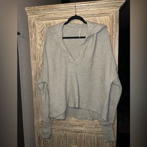 Free People Collared Sweater